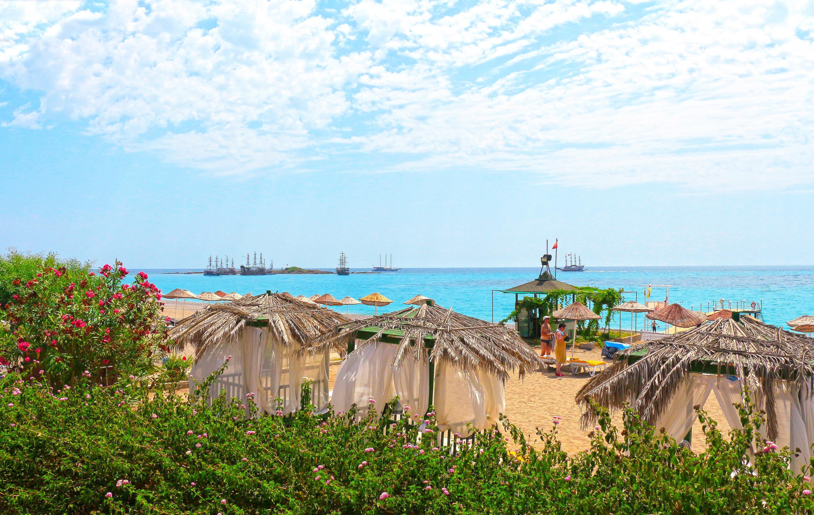 Club Aqua Plaza Hotell Alanya Exteriör bild