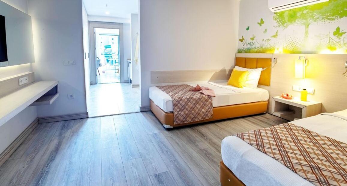 Club Aqua Plaza Hotell Alanya Exteriör bild